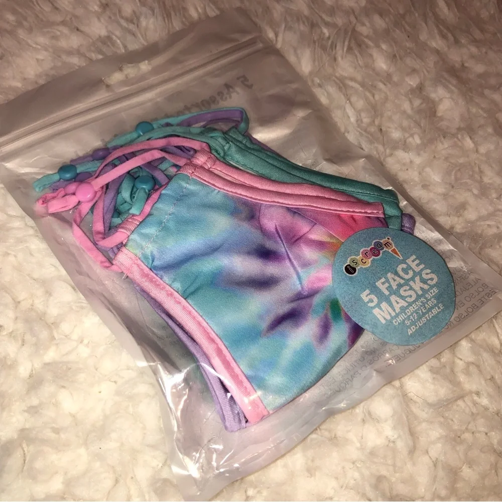 5 Tie-Dye Reusable Face Masks
